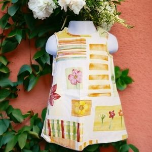 Girl's Summer Sleeveless Dress Size 24-months Yellow Dress psketti